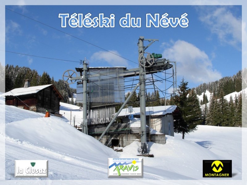 Téléski débrayable du Névé
